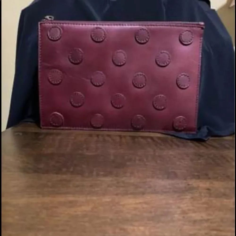 Madewell all  Leather  Clutch NEW